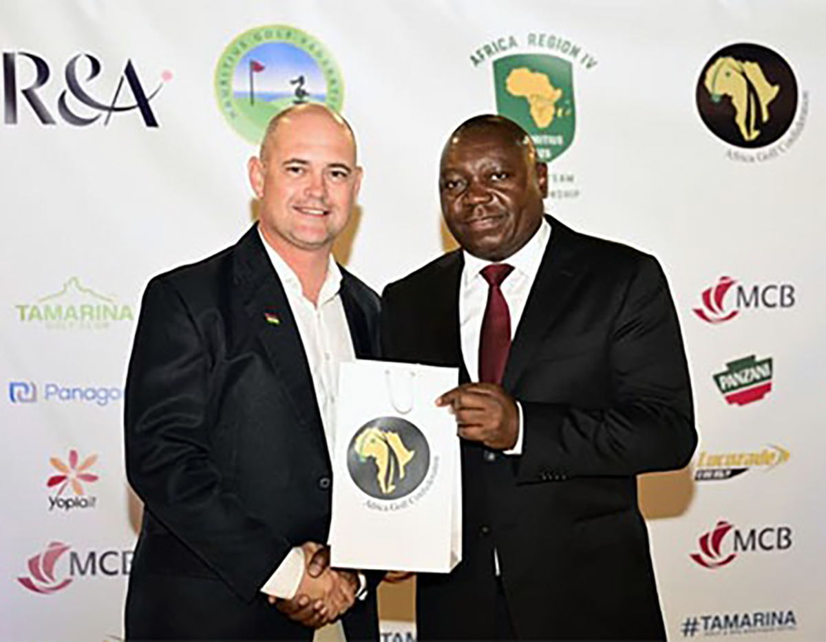 Reunion celebrate as Golf boss Omolo looks forward to Region 4 in Madagascar